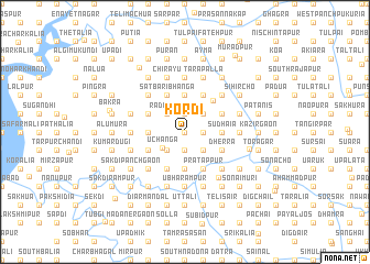 map of Kordi