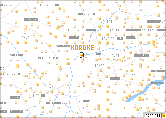 map of Kordke