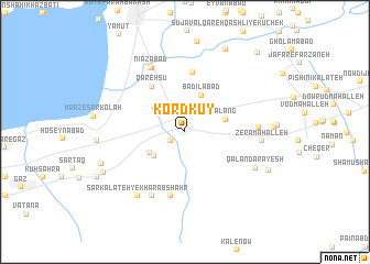 map of Kord Kūy