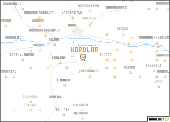 map of Kordlar