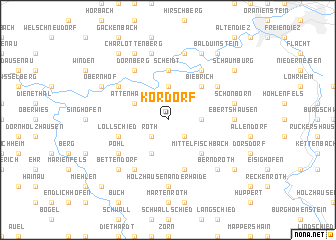 map of Kördorf