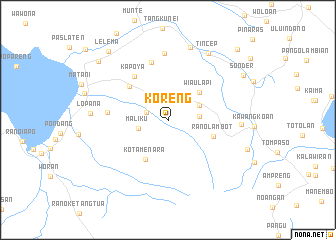 map of Koreng