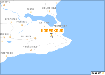 map of Korenkovo