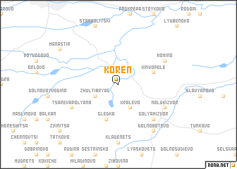 map of Koren
