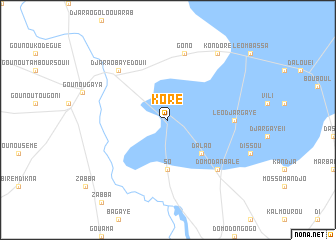 map of Koré