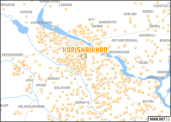 map of Kori Shaikhān