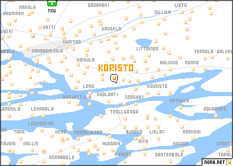 map of Koristo