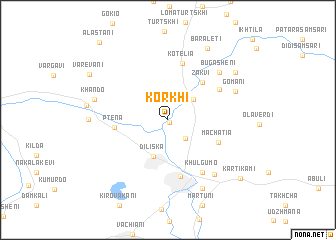 map of Korkhi