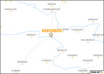map of Korkhovo