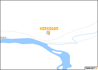 map of Korkodon