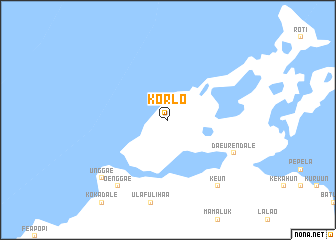 map of Korlo