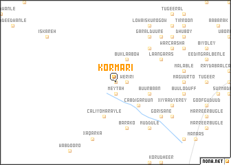 map of Kormari