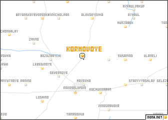 map of Kormovoye