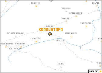 map of Körmustafa