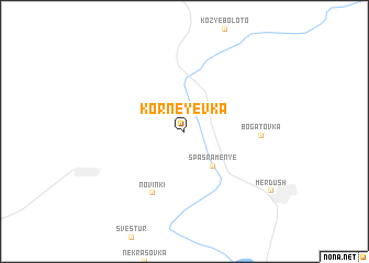 map of Korneyevka