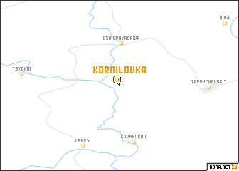 map of Kornilovka