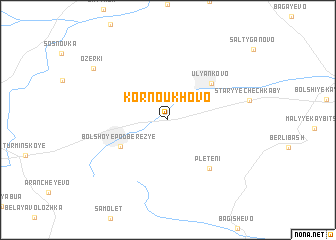 map of Kornoukhovo