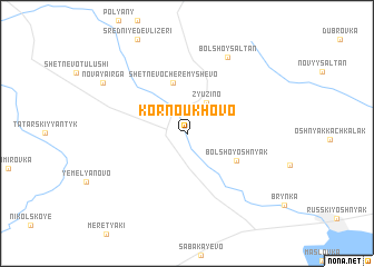 map of Kornoukhovo