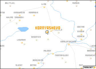 map of Kornyashevo