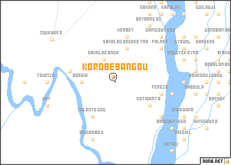 map of Korobébangou