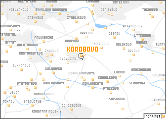 map of Korobovo