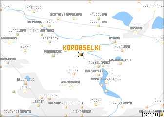 map of Korobsel\