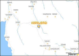 map of Korojongi
