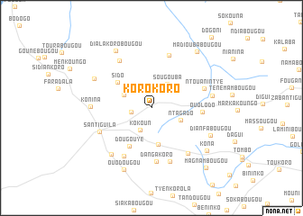 map of Korokoro