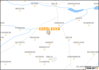 map of Korolëvka