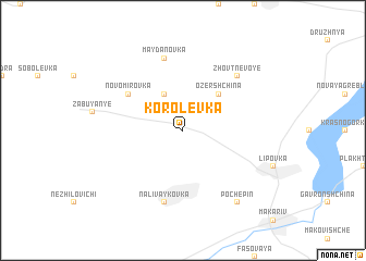 map of Korolëvka