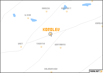 map of Korolëv