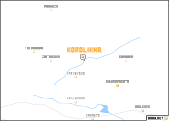 map of Korolikha