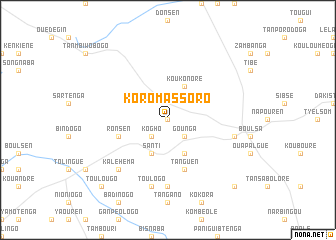 map of Koromassoro