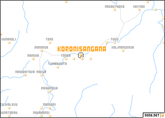 map of Koronisangana