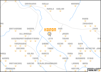map of Koron