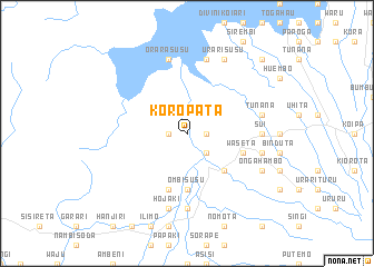 map of Koropata