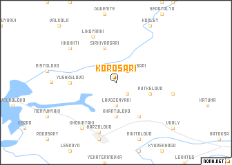 map of Korosari