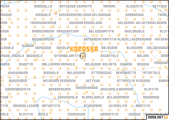 map of Korossa
