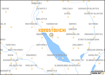 map of Korostovichi