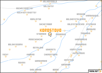 map of Korostovo