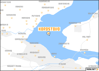 map of Korostovo