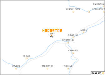 map of Korostov