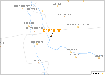 map of Korovino