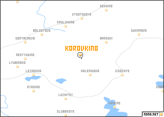 map of Korovkino