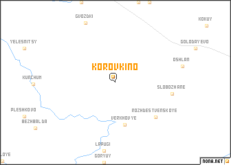map of Korovkino