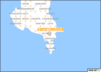 map of Koroyiánnika