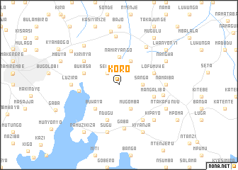 map of Koro