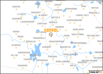 map of Korpol