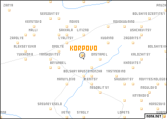 map of Korpovo