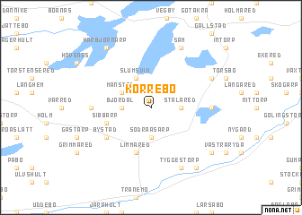 map of Korrebo